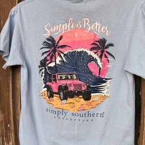 Simply Southern Jeep Girl Tee! Size Medium
